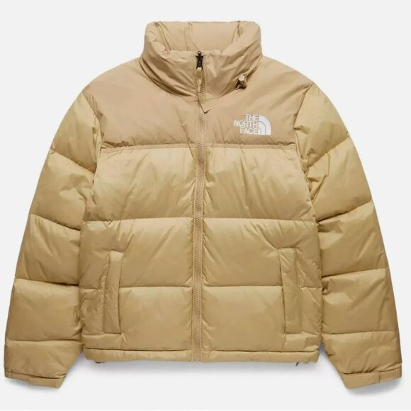 The North Face 3XL Womens 1996 Retro Nuptse 700 Down Puffer Jacket "Khaki Stone" - Picture 1 of 15